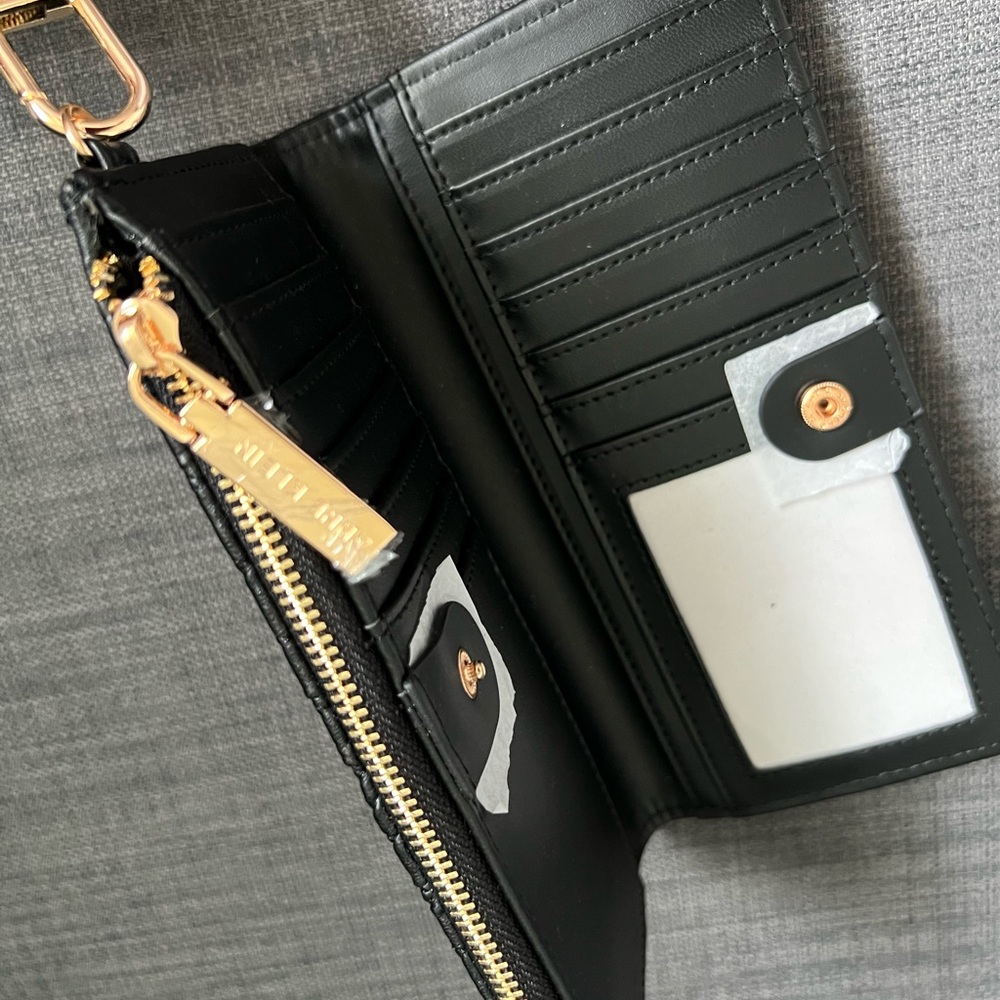NWT ANNE KLEIN BIFOLD WALLET WRISTLET CASE - Picture 5 of 6